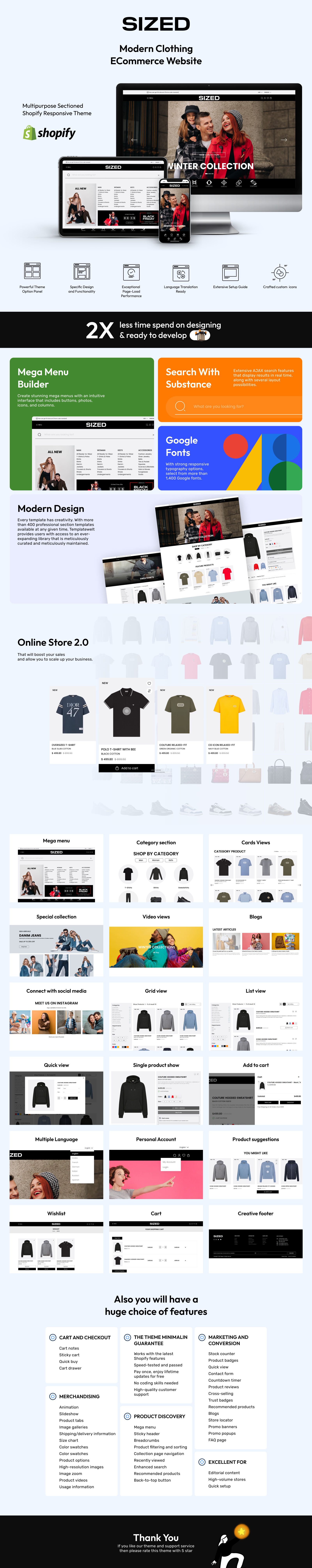 Sized Presentational Shopify